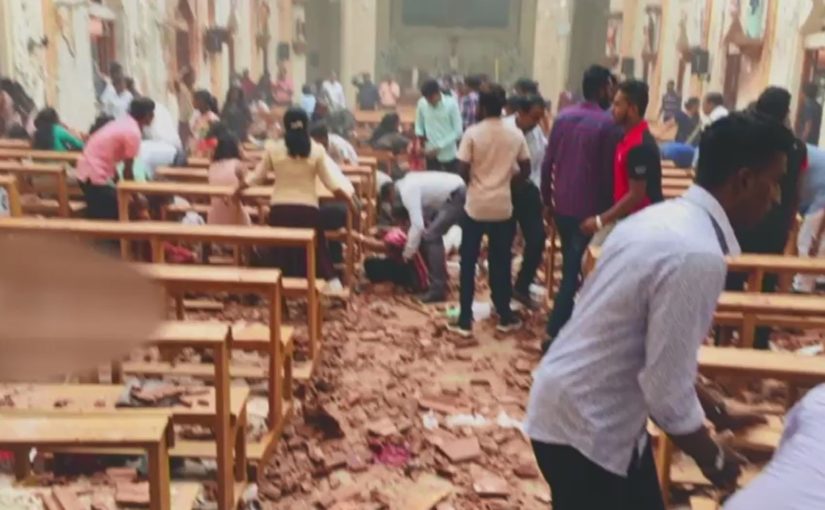 スリランカにおけるキリスト教会での爆破テロ